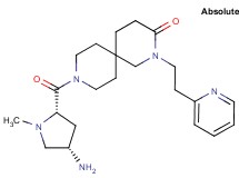 9-[(4S)-4-amino-1-methyl-L-prolyl]-2-[2-(2-pyridinyl)ethyl]-2,9-diazaspiro[5.5]undecan-3-one dihydrochloride