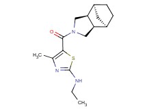 5-[(1R*,2R*,6S*,7S*)-4-azatricyclo[5.2.1.0~2,6~]dec-4-ylcarbonyl]-N-ethyl-4-methyl-1,3-thiazol-2-amine