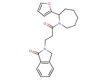 2-{3-[2-(2-furyl)-1-azepanyl]-3-oxopropyl}-1-isoindolinone