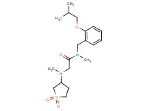 2-[(1,1-dioxidotetrahydro-3-thienyl)(methyl)amino]-N-(2-isobutoxybenzyl)-N-methylacetamide