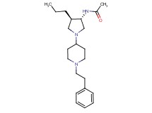 N-{(3S*,4R*)-1-[1-(2-phenylethyl)-4-piperidinyl]-4-propyl-3-pyrrolidinyl}acetamide