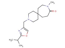 3-[(2-isopropyl-1,3-oxazol-4-yl)methyl]-9-methyl-3,9-diazaspiro[5.6]dodecan-10-one