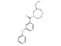 [4-(3-phenoxybenzoyl)-1,4-oxazepan-6-yl]methanol