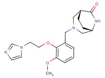 (1R*,5S*)-3-{2-[2-(1H-imidazol-1-yl)ethoxy]-3-methoxybenzyl}-3,6-diazabicyclo[3.2.2]nonan-7-one