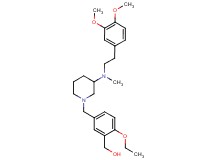 [5-({3-[[2-(3,4-dimethoxyphenyl)ethyl](methyl)amino]-1-piperidinyl}methyl)-2-ethoxyphenyl]methanol
