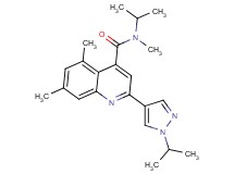 N-isopropyl-2-(1-isopropyl-1H-pyrazol-4-yl)-N,5,7-trimethylquinoline-4-carboxamide