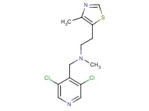 N-[(3,5-dichloropyridin-4-yl)methyl]-N-methyl-2-(4-methyl-1,3-thiazol-5-yl)ethanamine