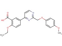 2-ethoxy-5-{2-[(4-methoxyphenoxy)methyl]pyrimidin-4-yl}benzoic acid