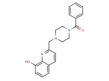 2-[(4-benzoylpiperazin-1-yl)methyl]quinolin-8-ol