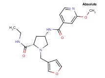 N-[(3S,5S)-5-[(ethylamino)carbonyl]-1-(3-furylmethyl)pyrrolidin-3-yl]-2-methoxyisonicotinamide