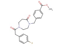 methyl 4-({4-[(4-fluorophenyl)acetyl]-7-oxo-1,4-diazepan-1-yl}methyl)benzoate