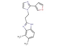 2-{2-[2-(3-furyl)-1H-imidazol-1-yl]ethyl}-4,5-dimethyl-1H-benzimidazole
