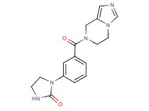 1-[3-(5,6-dihydroimidazo[1,5-a]pyrazin-7(8H)-ylcarbonyl)phenyl]imidazolidin-2-one