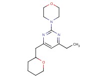 4-[4-ethyl-6-(tetrahydro-2H-pyran-2-ylmethyl)pyrimidin-2-yl]morpholine