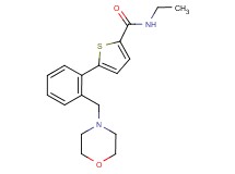N-ethyl-5-[2-(morpholin-4-ylmethyl)phenyl]thiophene-2-carboxamide