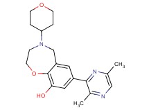 7-(3,6-dimethylpyrazin-2-yl)-4-(tetrahydro-2H-pyran-4-yl)-2,3,4,5-tetrahydro-1,4-benzoxazepin-9-ol