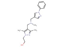 2-[3,5-dimethyl-4-({methyl[(1-phenyl-1H-pyrazol-4-yl)methyl]amino}methyl)-1H-pyrazol-1-yl]ethanol