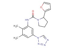 N-[2,3-dimethyl-5-(1H-tetrazol-1-yl)phenyl]-2-(2-furyl)pyrrolidine-1-carboxamide