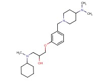 1-[cyclohexyl(methyl)amino]-3-(3-{[4-(dimethylamino)piperidin-1-yl]methyl}phenoxy)propan-2-ol