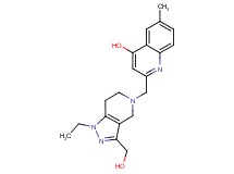 2-{[1-ethyl-3-(hydroxymethyl)-1,4,6,7-tetrahydro-5H-pyrazolo[4,3-c]pyridin-5-yl]methyl}-6-methylquinolin-4-ol