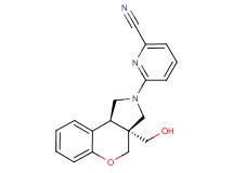 6-[(3aS*,9bS*)-3a-(hydroxymethyl)-1,3a,4,9b-tetrahydrochromeno[3,4-c]pyrrol-2(3H)-yl]pyridine-2-carbonitrile