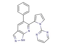 5-phenyl-6-[1-(2-pyrimidinyl)-1H-pyrrol-2-yl]-1H-pyrazolo[3,4-b]pyridine