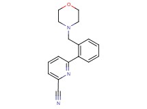 6-[2-(morpholin-4-ylmethyl)phenyl]pyridine-2-carbonitrile