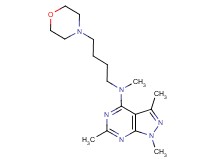 N,1,3,6-tetramethyl-N-[4-(4-morpholinyl)butyl]-1H-pyrazolo[3,4-d]pyrimidin-4-amine