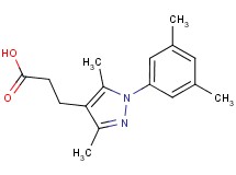 3-[1-(3,5-dimethylphenyl)-3,5-dimethyl-1H-pyrazol-4-yl]propanoic acid