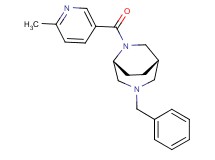 (1S*,5R*)-3-benzyl-6-[(6-methylpyridin-3-yl)carbonyl]-3,6-diazabicyclo[3.2.2]nonane