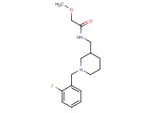 N-{[1-(2-fluorobenzyl)piperidin-3-yl]methyl}-2-methoxyacetamide
