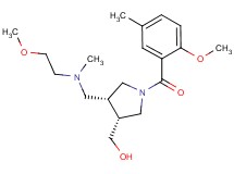 [(3R*,4R*)-4-{[(2-methoxyethyl)(methyl)amino]methyl}-1-(2-methoxy-5-methylbenzoyl)pyrrolidin-3-yl]methanol