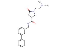 N-(biphenyl-3-ylmethyl)-1-[2-(dimethylamino)ethyl]-5-oxopyrrolidine-3-carboxamide