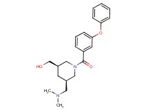 [(3R*,5R*)-5-[(dimethylamino)methyl]-1-(3-phenoxybenzoyl)piperidin-3-yl]methanol