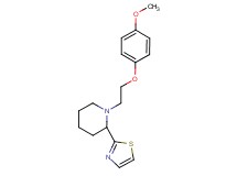 1-[2-(4-methoxyphenoxy)ethyl]-2-(1,3-thiazol-2-yl)piperidine
