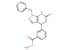 methyl 3-(1-benzyl-6-oxo-4,5,6,7-tetrahydro-1H-pyrazolo[3,4-b]pyridin-4-yl)benzoate