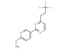 2-(6-methoxypyridin-3-yl)-4-(3,3,3-trifluoropropyl)pyrimidine