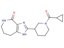 2-[1-(cyclopropylcarbonyl)piperidin-3-yl]-5,6,7,8-tetrahydroimidazo[4,5-c]azepin-4(1H)-one