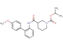 isopropyl 3-{[(4'-methoxybiphenyl-2-yl)amino]carbonyl}piperidine-1-carboxylate