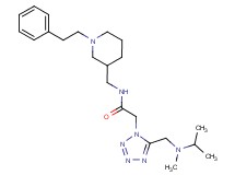 2-(5-{[isopropyl(methyl)amino]methyl}-1H-tetrazol-1-yl)-N-{[1-(2-phenylethyl)-3-piperidinyl]methyl}acetamide