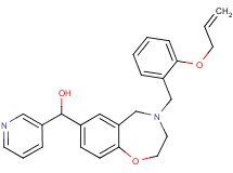 {4-[2-(allyloxy)benzyl]-2,3,4,5-tetrahydro-1,4-benzoxazepin-7-yl}(3-pyridinyl)methanol