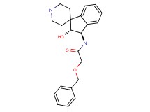 2-(benzyloxy)-N-[(2R*,3R*)-2-hydroxy-2,3-dihydrospiro[indene-1,4'-piperidin]-3-yl]acetamide