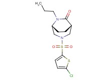 (1S*,5R*)-3-[(5-chloro-2-thienyl)sulfonyl]-6-propyl-3,6-diazabicyclo[3.2.2]nonan-7-one