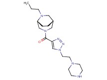 rel-(1R,5R)-3-({1-[2-(1-piperazinyl)ethyl]-1H-1,2,3-triazol-4-yl}carbonyl)-6-propyl-3,6-diazabicyclo[3.2.2]nonane dihydrochloride