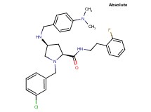(4S)-1-(3-chlorobenzyl)-4-{[4-(dimethylamino)benzyl]amino}-N-[2-(2-fluorophenyl)ethyl]-L-prolinamide
