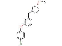 1-[3-(4-chlorophenoxy)benzyl]-3-methoxypyrrolidine