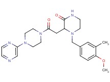 4-(4-methoxy-3-methylbenzyl)-3-{2-oxo-2-[4-(2-pyrazinyl)-1-piperazinyl]ethyl}-2-piperazinone