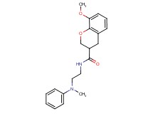 8-methoxy-N-{2-[methyl(phenyl)amino]ethyl}-3-chromanecarboxamide