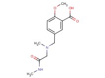 2-methoxy-5-({methyl[2-(methylamino)-2-oxoethyl]amino}methyl)benzoic acid