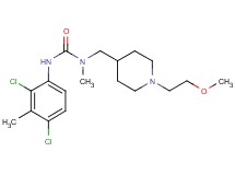 N'-(2,4-dichloro-3-methylphenyl)-N-{[1-(2-methoxyethyl)piperidin-4-yl]methyl}-N-methylurea